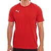 Puma t-shirt czerwony koszulka męska na krótki rękaw logo na piersi